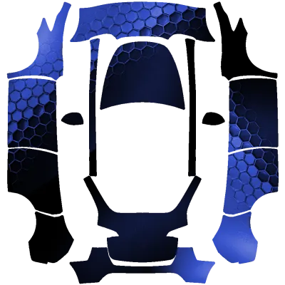 Blue Honeycomb