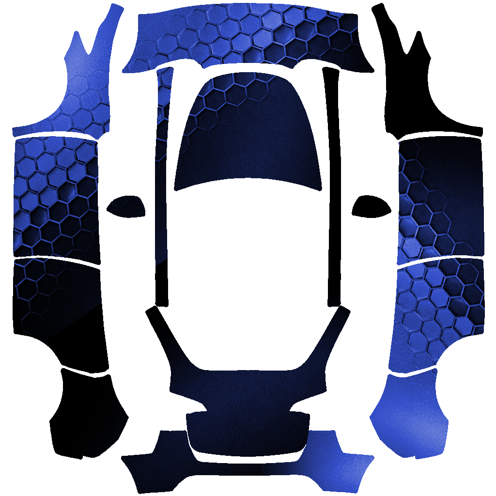 Blue Honeycomb