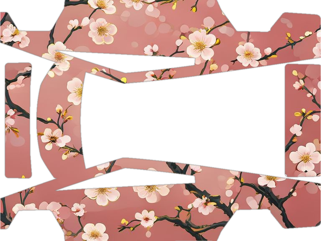 Gold Sakura Blossom Wrap