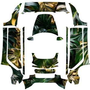 Gold Tropical Jungle Wrap