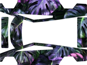 Neon Purple Tropical Jungle Wrap