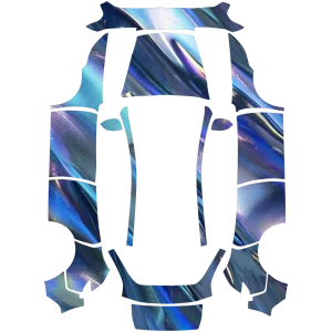 Midnight Blue Holographic Wrap